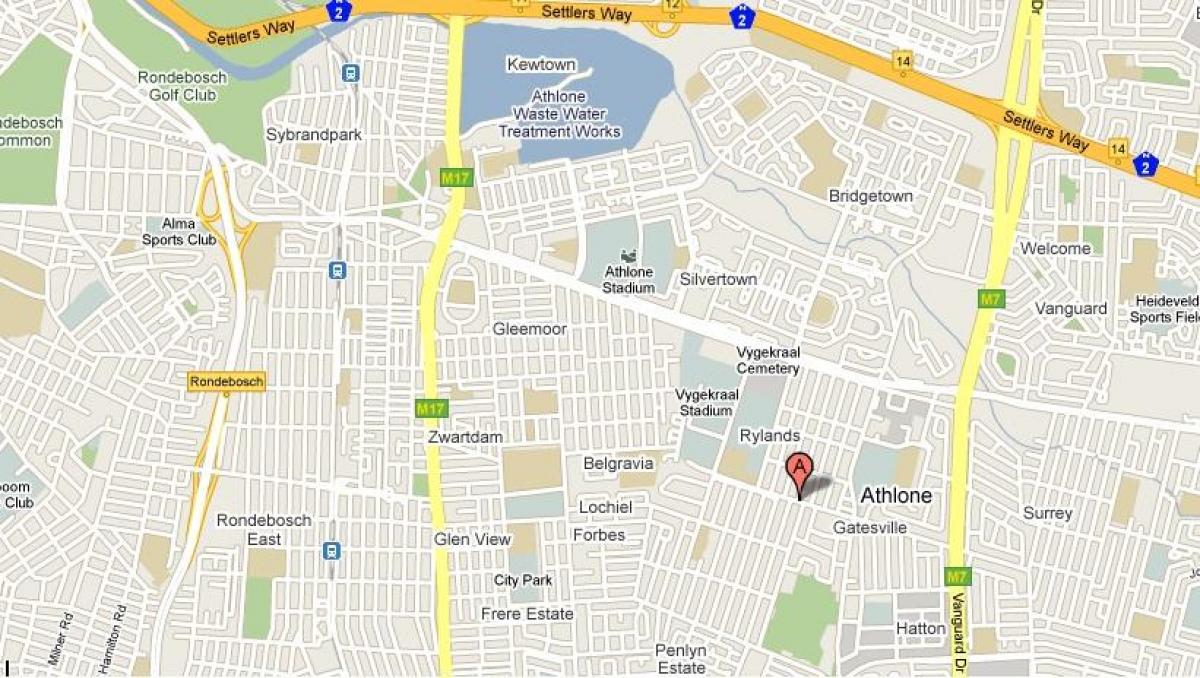 mapa athlone Cape Town