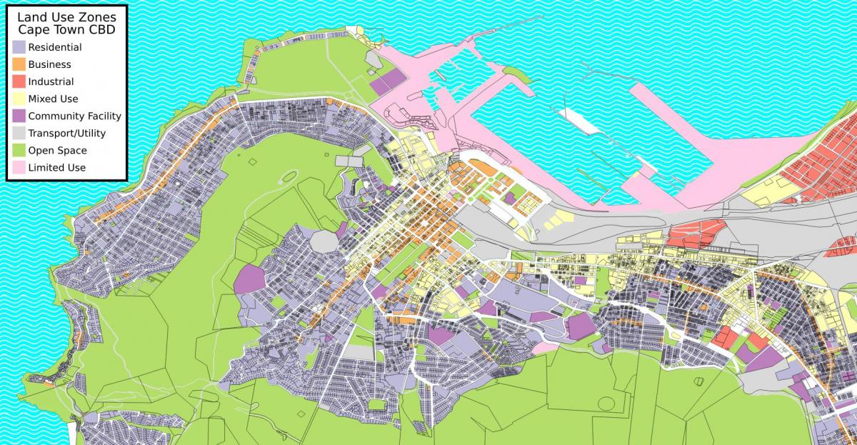 cbd Cape Town mapa