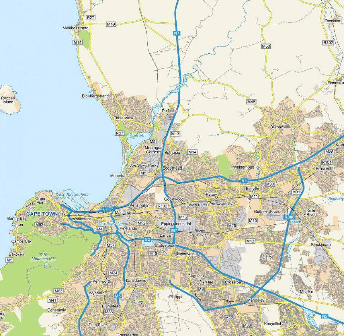 mapa edgemead Cape Town