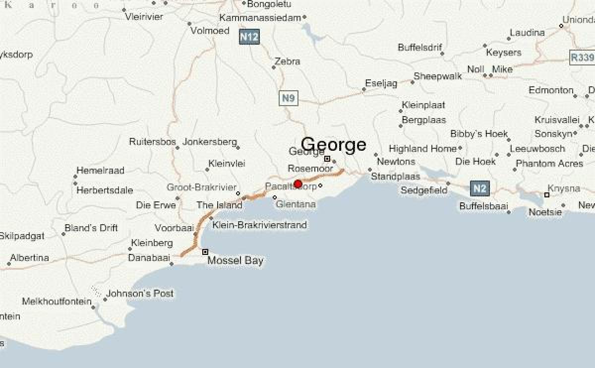mapa george Cape Town