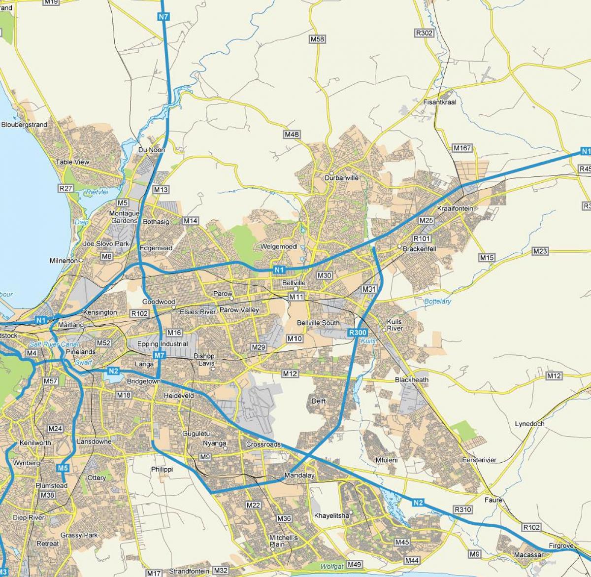 mapa kale-mapa bellville Cape Town