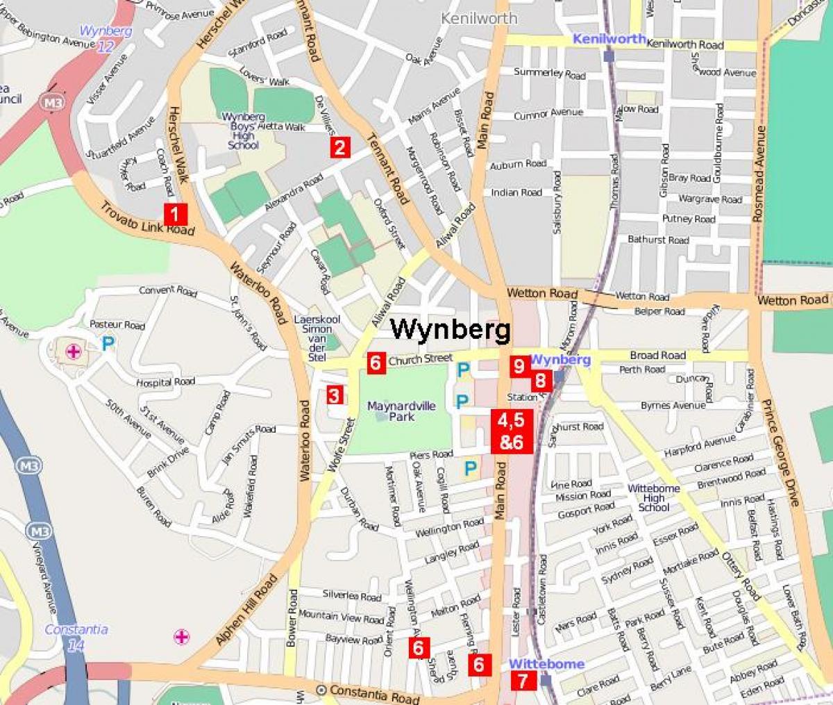  mapa wynberg Cape Town