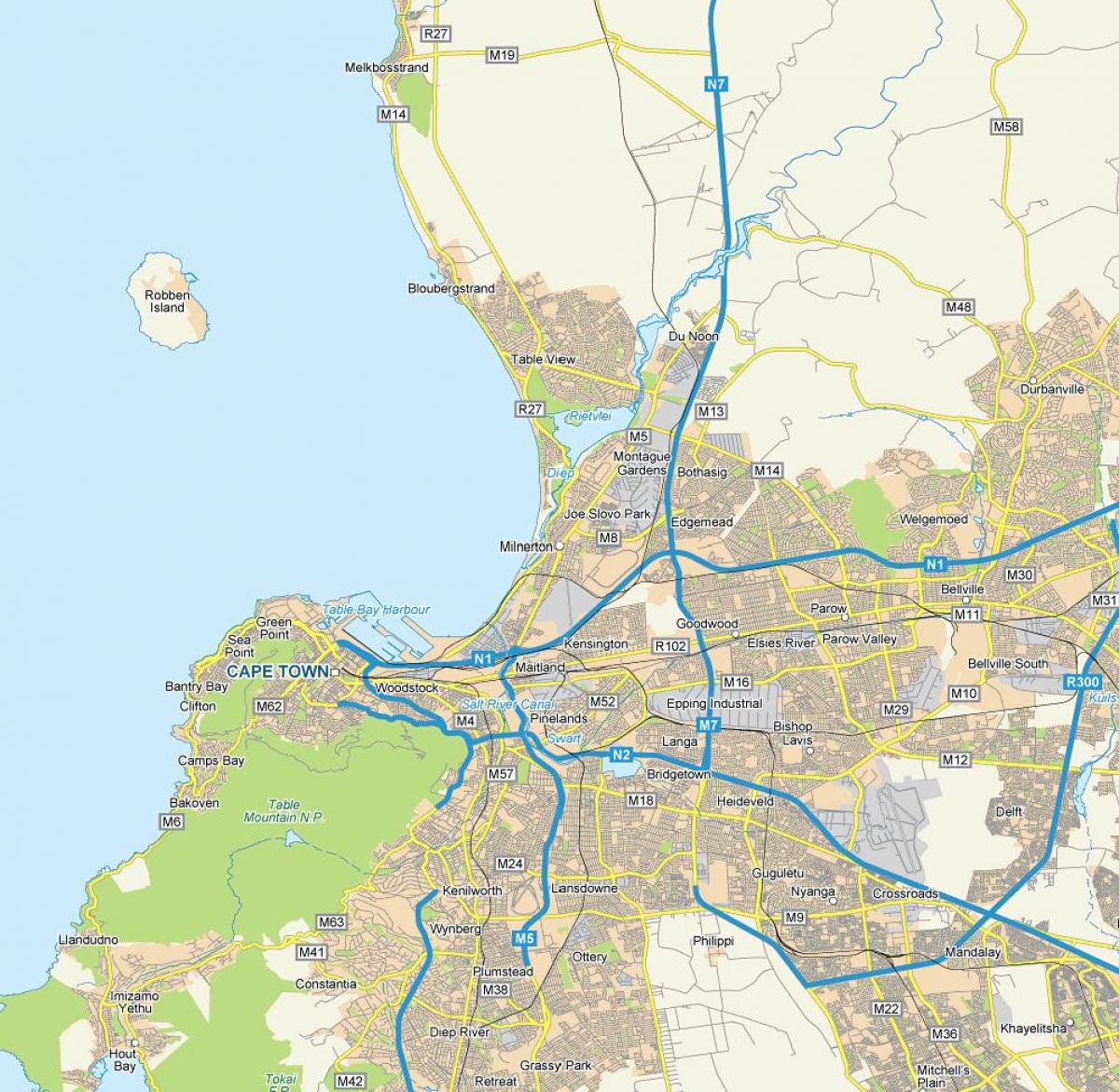 milnerton Cape Town mapa
