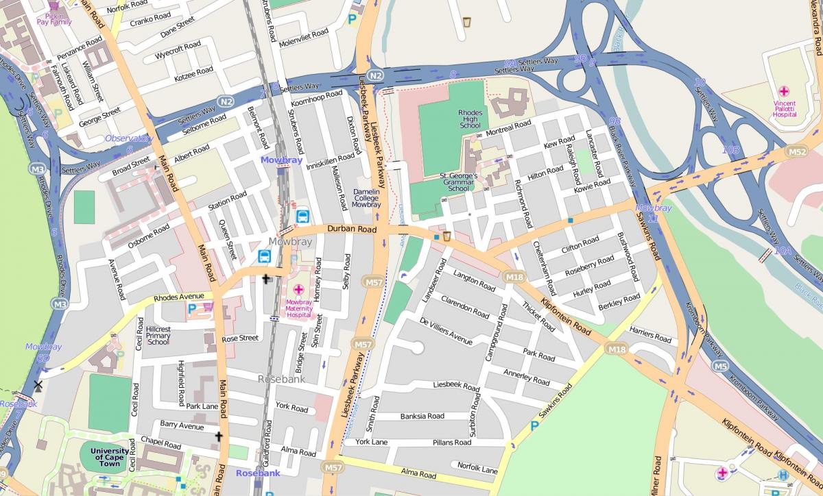 mapa mowbray Cape Town