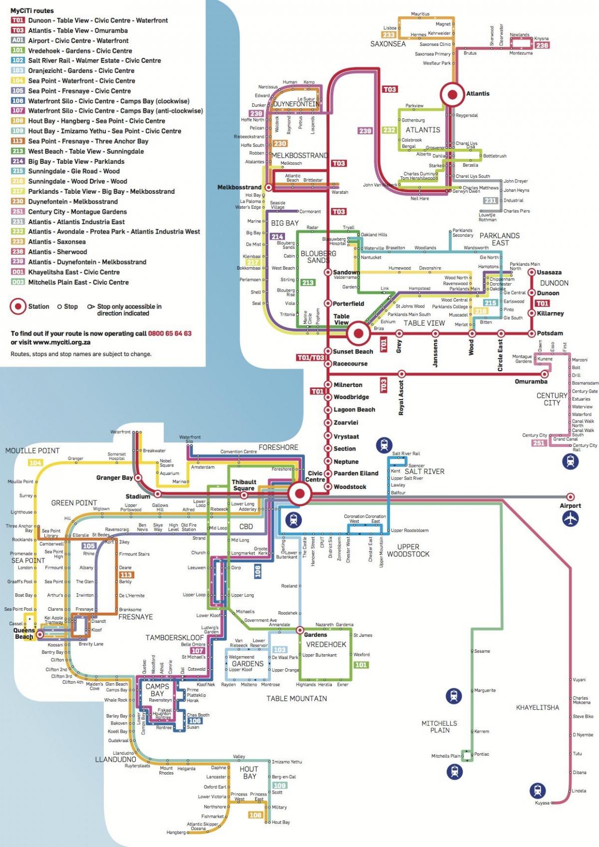 mapa myciti