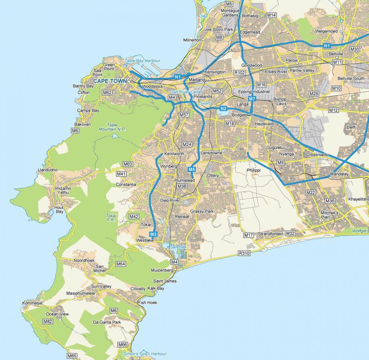 mapa plumstead Cape Town