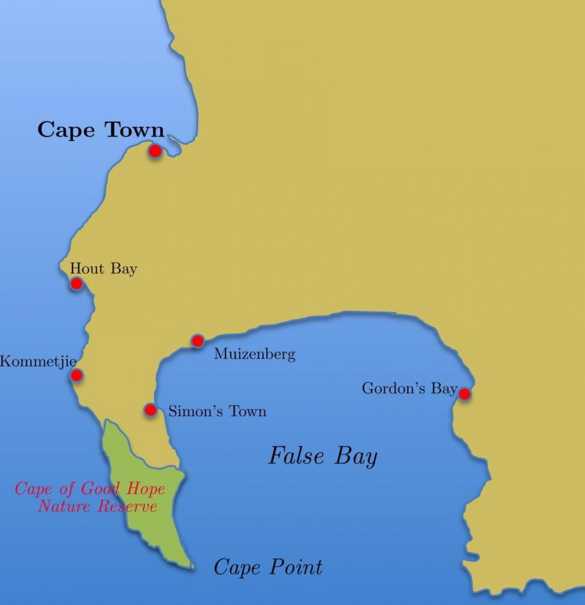 mapa simon-en herri hegoafrikan