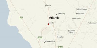 Mapa atlantis Cape Town 