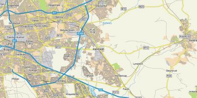 Mapa blackheath Cape Town