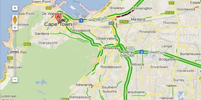 Mapa brooklyn Cape Town