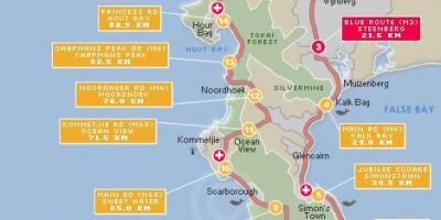 Mapa cape argus ibilbidea