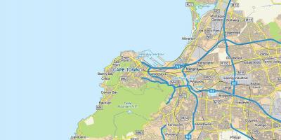 Mapa Cape Town erf