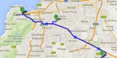 Townships Cape Town mapa