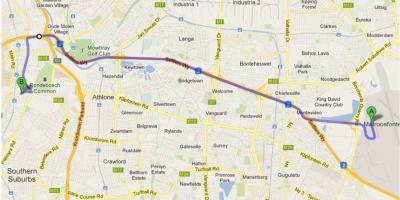 Mapa crawford Cape Town