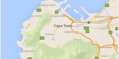 Mapa de waterkant Cape Town