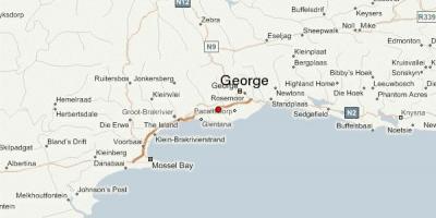 Mapa george Cape Town