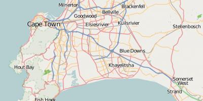 Mapa helize western cape