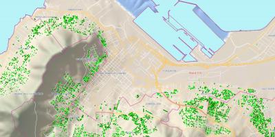 Mapa hiria Cape Town wards