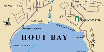 Mapa hout bay mapa Cape Town