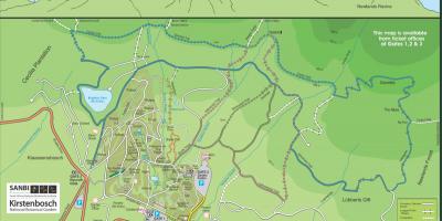 Mapa kirstenbosch