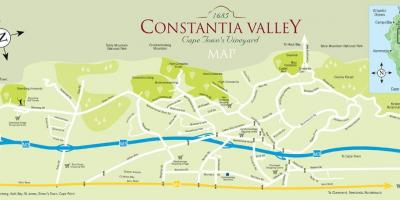 Mapa constantia Cape Town
