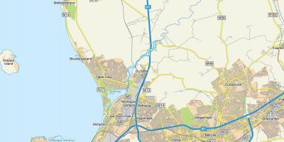 Mapa dunoon Cape Town