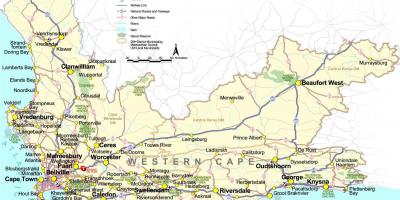 Mapa lurmuturra hegoafrika