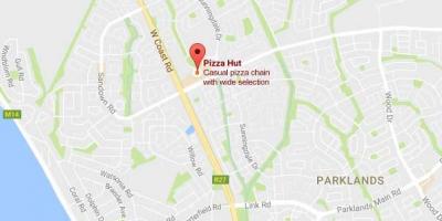 Mapa sunningdale Cape Town
