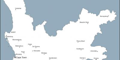 Mapa western Cape Herri