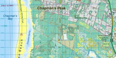 Mapa noordhoek Cape Town