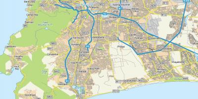 Mapa ottery Cape Town 
