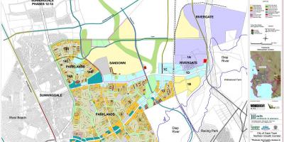 Mapa parklands Cape Town 