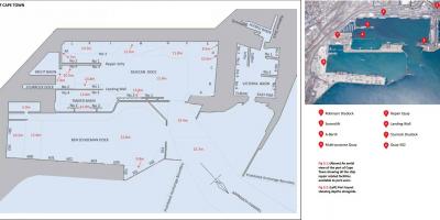 Mapa portuan Cape Town