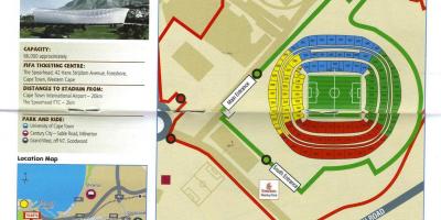 Mapa puntu berdea stadium