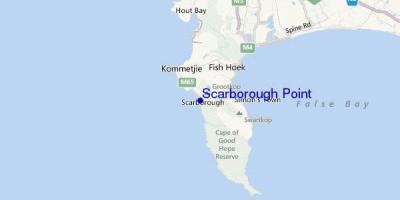 Mapa scarborough Cape Town