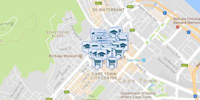 Mapa shortmarket kalean Cape Town