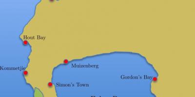 Mapa simon-en herri hegoafrikan