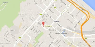 Mapa wale kalean Cape Town
